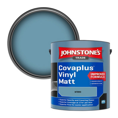 Johnstone's Trade Covaplus Vinyl Matt Walls & Ceilings Emulsion Paint (Ntb90) 2.5L from B&Q