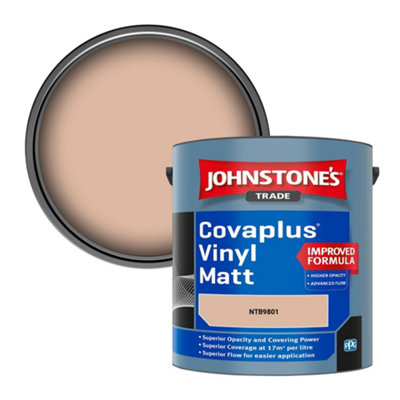 Johnstone's Trade Covaplus Vinyl Matt Walls & Ceilings Emulsion Paint (Ntb9801) 2.5L from B&Q