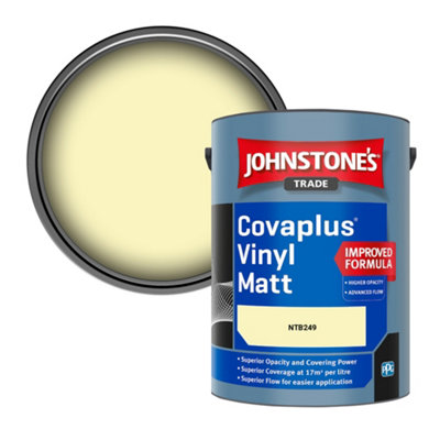 Johnstone's Trade Covaplus Vinyl Matt Walls & Ceilings Emulsion Paint (Ntb249) 5L from B&Q