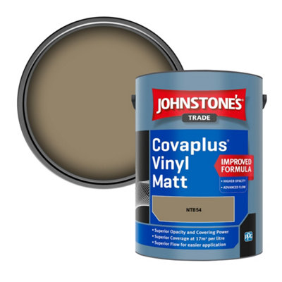 Johnstone's Trade Covaplus Vinyl Matt Walls & Ceilings Emulsion Paint (Ntb54) 5L from B&Q