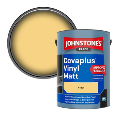 Johnstone's Trade Covaplus Vinyl Matt Walls & Ceilings Emulsion Paint (Ntb74) 5L from B&Q
