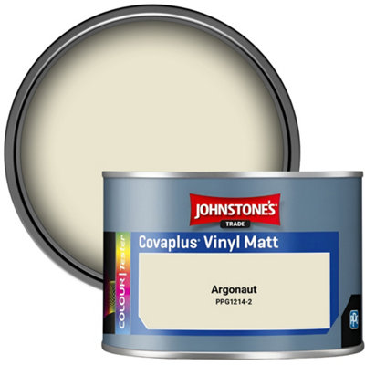 Johnstone's Trade Covaplus Vinyl Matt Walls & Ceilings Emulsion Paint Argonaut (Ppg1214-2) 350Ml Tester Pot from B&Q