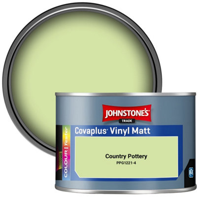 Johnstone's Trade Covaplus Vinyl Matt Walls & Ceilings Emulsion Paint Country Pottery (Ppg1221-4) 350Ml Tester Pot from B&Q