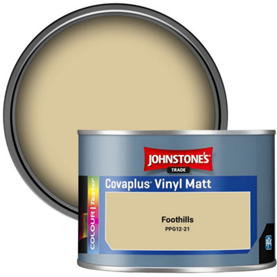 Johnstone's Trade Covaplus Vinyl Matt Walls & Ceilings Emulsion Paint Foothills (Ppg12-21) 350Ml Tester Pot from B&Q