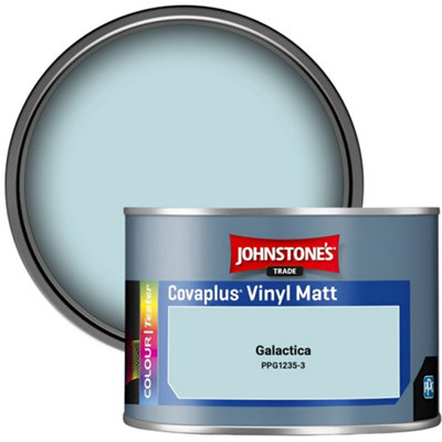Johnstone's Trade Covaplus Vinyl Matt Walls & Ceilings Emulsion Paint Galactica (Ppg1235-3) 350Ml Tester Pot from B&Q