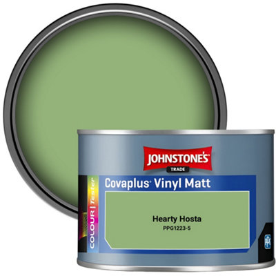 B&Q -  Covaplus Vinyl Matt Walls & Ceilings Emulsion Paint Hearty Hosta (Ppg1223-5) 350Ml Tester Pot
