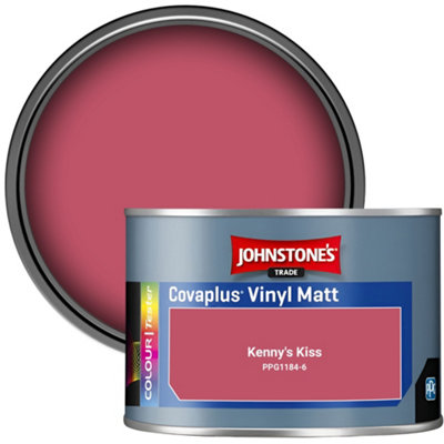 Johnstone's Trade Covaplus Vinyl Matt Walls & Ceilings Emulsion Paint Kenny's Kiss (Ppg1184-6) 350Ml Tester Pot from B&Q