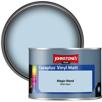 Johnstone's Trade Covaplus Vinyl Matt Walls & Ceilings Emulsion Paint Magic Wand (Ppg1158-2) 350Ml Tester Pot from B&Q