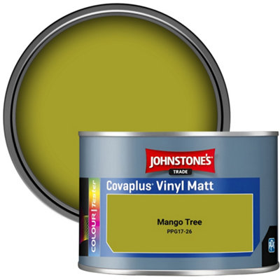 Johnstone's Trade Covaplus Vinyl Matt Walls & Ceilings Emulsion Paint Mango Tree (Ppg17-26) 350Ml Tester Pot from B&Q