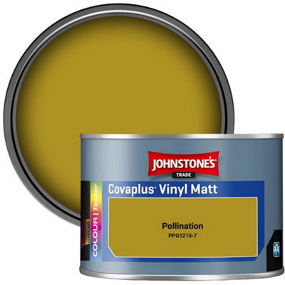 B&Q -  Covaplus Vinyl Matt Walls & Ceilings Emulsion Paint Pollination (Ppg1215-7) 350Ml Tester Pot