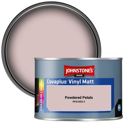 B&Q -  Covaplus Vinyl Matt Walls & Ceilings Emulsion Paint Powdered Petals (Ppg1053-3) 350Ml Tester Pot