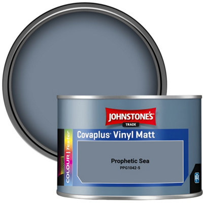 B&Q -  Covaplus Vinyl Matt Walls & Ceilings Emulsion Paint Prophetic Sea (Ppg1042-5) 350Ml Tester Pot