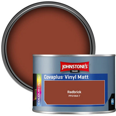 Johnstone's Trade Covaplus Vinyl Matt Walls & Ceilings Emulsion Paint Redbrick (Ppg1064-7) 350Ml Tester Pot from B&Q