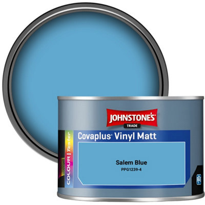 B&Q -  Covaplus Vinyl Matt Walls & Ceilings Emulsion Paint Salem Blue (Ppg1239-4) 350Ml Tester Pot