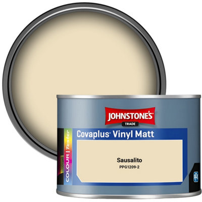 Johnstone's Trade Covaplus Vinyl Matt Walls & Ceilings Emulsion Paint Sausalito (Ppg1209-2) 350Ml Tester Pot from B&Q