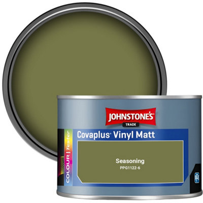 Johnstone's Trade Covaplus Vinyl Matt Walls & Ceilings Emulsion Paint Seasoning (Ppg1122-6) 350Ml Tester Pot from B&Q