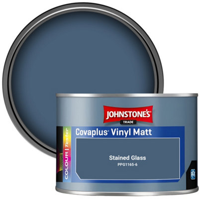 Johnstone's Trade Covaplus Vinyl Matt Walls & Ceilings Emulsion Paint Stained Glass (Ppg1165-6) 350Ml Tester Pot from B&Q