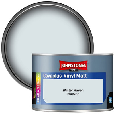 B&Q -  Covaplus Vinyl Matt Walls & Ceilings Emulsion Paint Winter Haven (Ppg1042-2) 350Ml Tester Pot