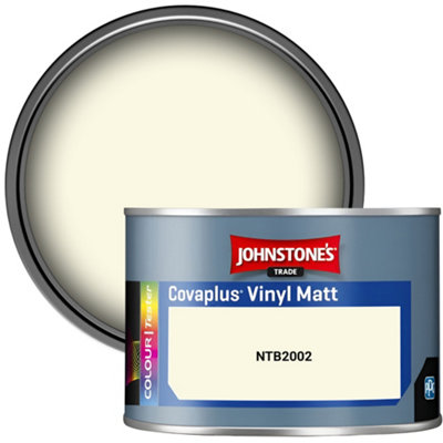 Johnstone's Trade Covaplus Vinyl Matt Walls & Ceilings Emulsion Paint (Ntb2002) 350Ml Tester Pot from B&Q