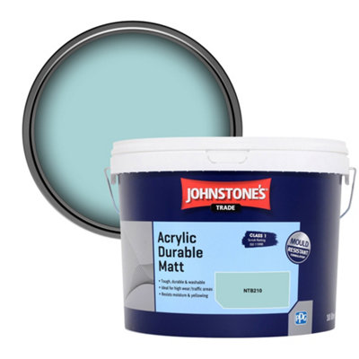 Johnstone's Trade Acrylic Durable Matt Walls & Ceilings Emulsion Paint (Ntb210) 10L from B&Q