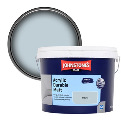 Johnstone's Trade Acrylic Durable Matt Walls & Ceilings Emulsion Paint (Ntb317) 10L from B&Q