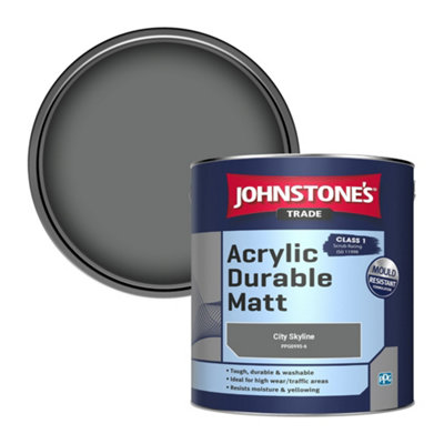 B&Q -  Acrylic Durable Matt Walls & Ceilings Emulsion Paint City Skyline (Ppg0995-6) 2.5L