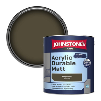 Johnstone's Trade Acrylic Durable Matt Walls & Ceilings Emulsion Paint Wagon Trail (Ppg1025-7) 2.5L from B&Q