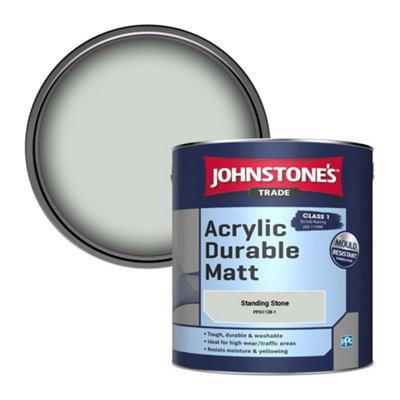 B&Q -  Acrylic Durable Matt Walls & Ceilings Emulsion Paint Standing Stone (Ppg1128-1) 2.5L