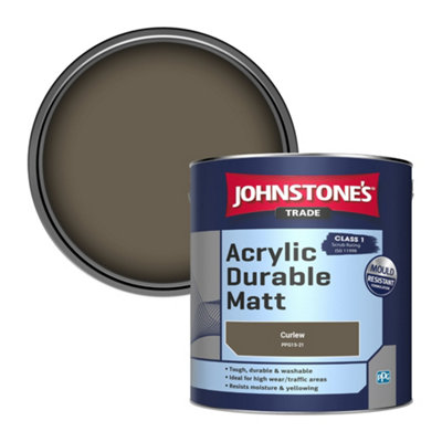 Johnstone's Trade Acrylic Durable Matt Walls & Ceilings Emulsion Paint Curlew (Ppg15-21) 2.5L from B&Q