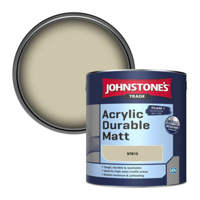 B&Q -  Acrylic Durable Matt Walls & Ceilings Emulsion Paint (Ntb10) 2.5L