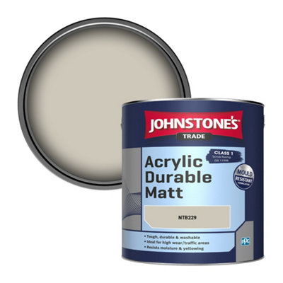 B&Q -  Acrylic Durable Matt Walls & Ceilings Emulsion Paint (Ntb229) 2.5L