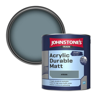 Johnstone's Trade Acrylic Durable Matt Walls & Ceilings Emulsion Paint (Ntb306) 2.5L from B&Q