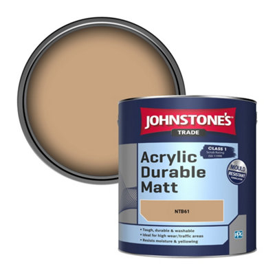 Johnstone's Trade Acrylic Durable Matt Walls & Ceilings Emulsion Paint (Ntb61) 2.5L from B&Q