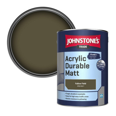 Johnstone's Trade Acrylic Durable Matt Walls & Ceilings Emulsion Paint Fallow Field (Ppg1102-7) 5L from B&Q