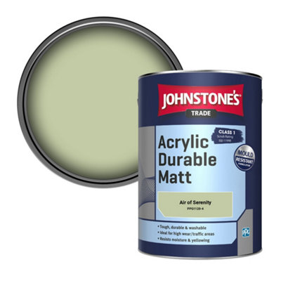 Johnstone's Trade Acrylic Durable Matt Walls & Ceilings Emulsion Paint Air Of Serenity (Ppg1120-4) 5L from B&Q
