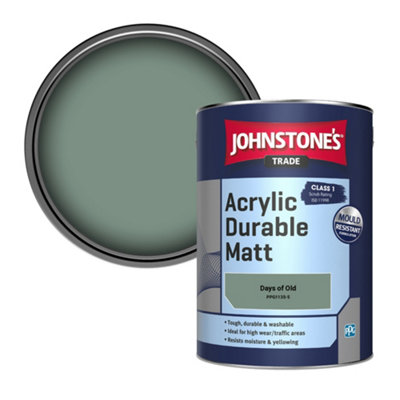 Johnstone's Trade Acrylic Durable Matt Walls & Ceilings Emulsion Paint Days Of Old (Ppg1135-5) 5L from B&Q