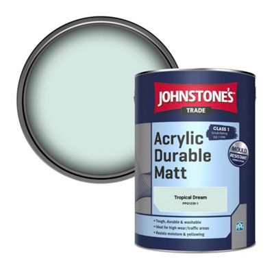 Johnstone's Trade Acrylic Durable Matt Walls & Ceilings Emulsion Paint Tropical Dream (Ppg1230-1) 5L from B&Q