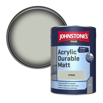 Johnstone's Trade Acrylic Durable Matt Walls & Ceilings Emulsion Paint (Ntb285) 5L from B&Q