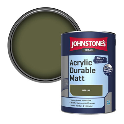 Johnstone's Trade Acrylic Durable Matt Walls & Ceilings Emulsion Paint (Ntb298) 5L from B&Q