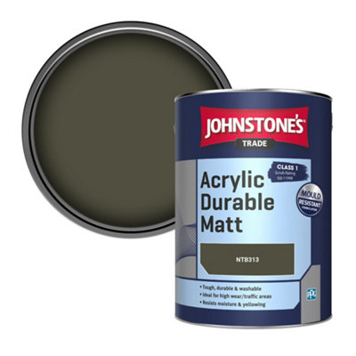 Johnstone's Trade Acrylic Durable Matt Walls & Ceilings Emulsion Paint (Ntb313) 5L from B&Q