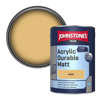 Johnstone's Trade Acrylic Durable Matt Walls & Ceilings Emulsion Paint (Ntb69) 5L from B&Q