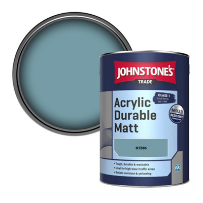 Johnstone's Trade Acrylic Durable Matt Walls & Ceilings Emulsion Paint (Ntb86) 5L from B&Q
