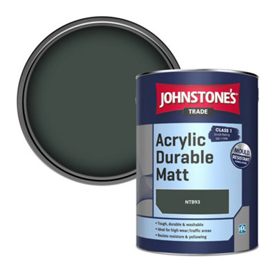 Johnstone's Trade Acrylic Durable Matt Walls & Ceilings Emulsion Paint (Ntb93) 5L from B&Q