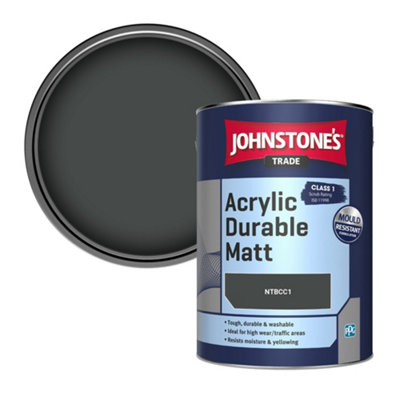 Johnstone's Trade Acrylic Durable Matt Walls & Ceilings Emulsion Paint (Ntbcc1) 5L from B&Q