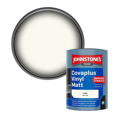 B&Q -  Covaplus Vinyl Matt Walls & Ceilings Emulsion Paint Lotus (0704-Y70R) 1L