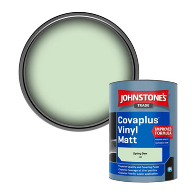 B&Q -  Covaplus Vinyl Matt Walls & Ceilings Emulsion Paint Spring Dew (103) 1L