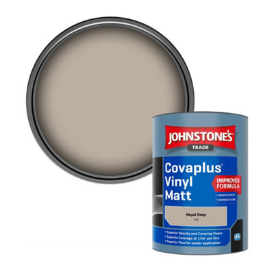 B&Q -  Covaplus Vinyl Matt Walls & Ceilings Emulsion Paint Nepal Deep (113) 1L