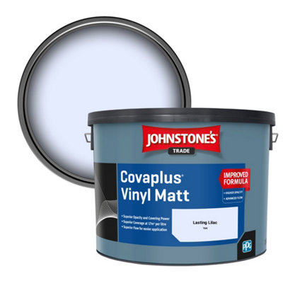 B&Q -  Covaplus Vinyl Matt Walls & Ceilings Emulsion Paint Lasting Lilac (164) 10L