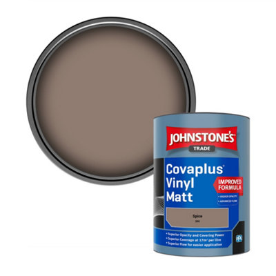 B&Q -  Covaplus Vinyl Matt Walls & Ceilings Emulsion Paint Spice (290) 1L