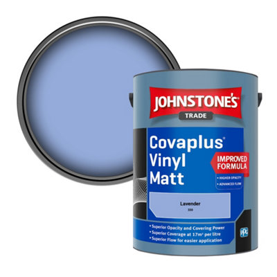 B&Q -  Covaplus Vinyl Matt Walls & Ceilings Emulsion Paint Lavender (330) 5L